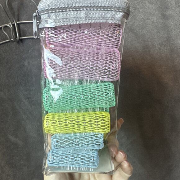 Conair Brush Rollers Tight Bouncy Curls Hair Rollers Assorted 36 PC & Picks 2019 - Picture 6 of 7